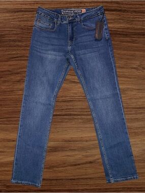 Weatherproof Vintage Men’s Vortex Straight Fit Blue Jeans. Size 32/32
